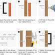 10 Pack 3.25 Inch(Center To Center) Brushed Brass Cabinet Pulls (3.25", Customized Size)