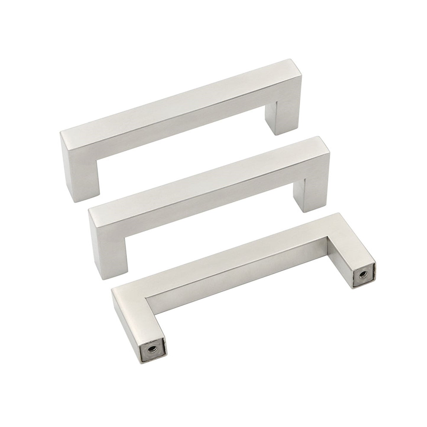 15 Pack 3.25 Inch (Center To Center) Brushed Nickel Cabinet Pulls (3.25", Customized Size)