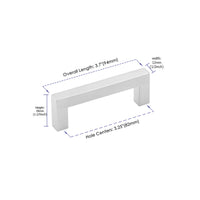 10 Pack 3.25 Inch(Center To Center) Brushed Nickel Cabinet Pulls (3.25", Customized Size)
