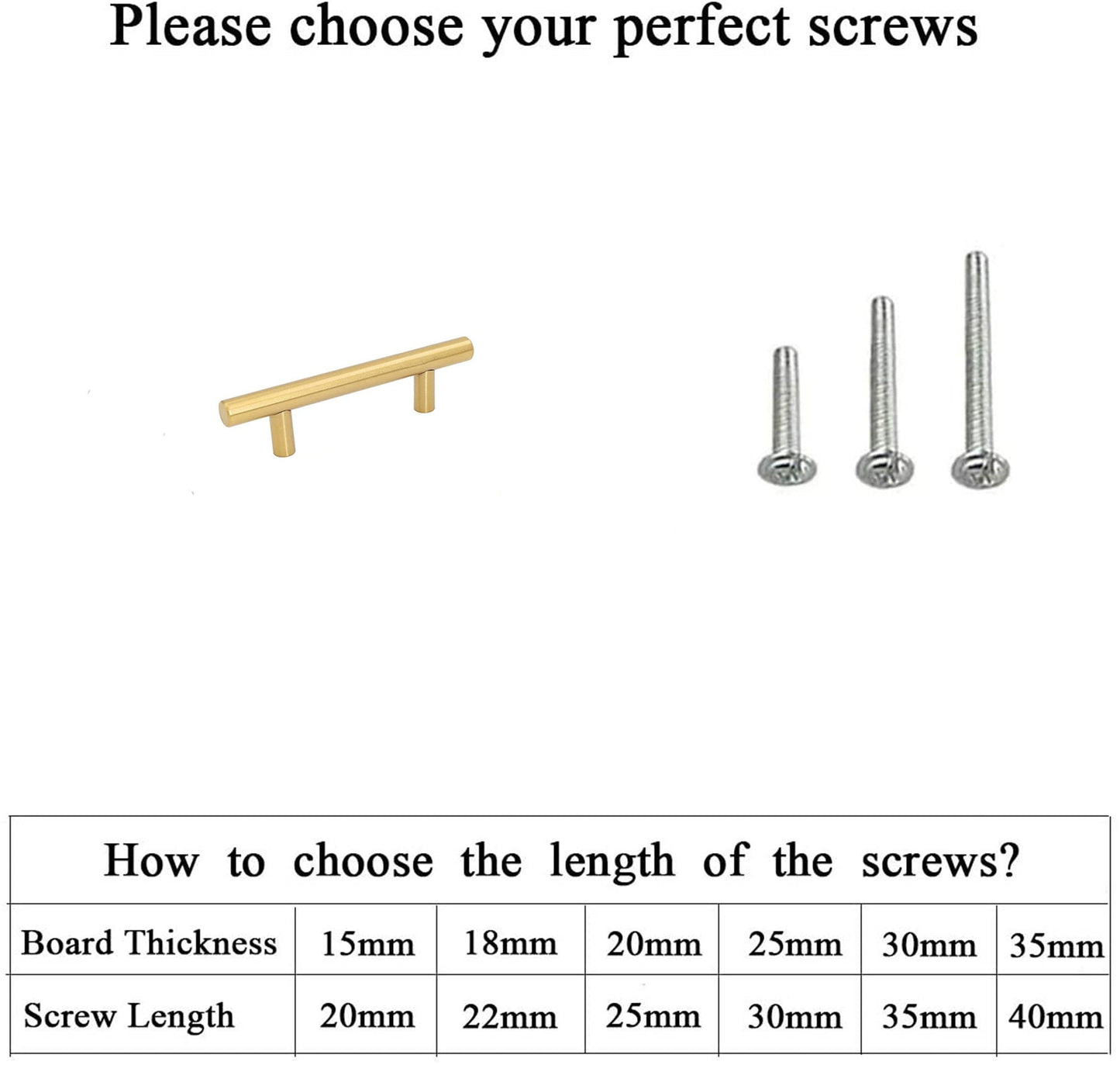 10 Pack 3.25 Inch(Center To Center) Brushed Brass Cabinet Handles (3.25"，Customized Size)