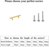 10 Pack 3.25 Inch(Center To Center) Brushed Brass Cabinet Handles (3.25"，Customized Size)