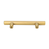 10 Pack 3.25 Inch(Center To Center) Brushed Brass Cabinet Handles (3.25"，Customized Size)