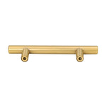 4.25 Inch(Center To Center) Brushed Brass Cabinet Handles (4.25
