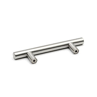 25 Pack 3.25 Inch(Center To Center) Brushed Nickel Cabinet Handles (3.25"，Customized Size)
