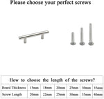 4.25 Inch(Center To Center) Brushed Nickel Cabinet Handles (4.25