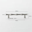 1000 Pack 3.75 inch(Center To Center) Bamboo Shape Cabinet Handles (3.75"/96mm，Brushed Nickel)