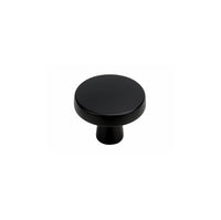 10 Pack 1-1/4 Inch Matte Black Kitchen Cabinet Knobs，Solid Dresser Knobs Drawer Knobs for Cupboard Drawer Pulls