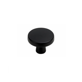 10 Pack 1-1/4 Inch Matte Black Kitchen Cabinet Knobs，Solid Dresser Knobs Drawer Knobs for Cupboard Drawer Pulls