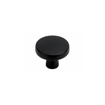 10 Pack 1-1/4 Inch Matte Black Kitchen Cabinet Knobs，Solid Dresser Knobs Drawer Knobs for Cupboard Drawer Pulls