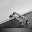 10 Pack 3.75 Inch(96mm) Hole Center Cabinet Handles，Zinc Alloy Kitchen Drawer Pulls for Kitchen Bathroom (Space Grey)