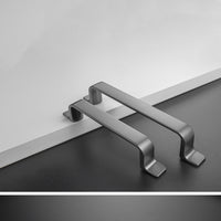 10 Pack 3.75 Inch(96mm) Hole Center Cabinet Handles，Zinc Alloy Kitchen Drawer Pulls for Kitchen Bathroom (Space Grey)