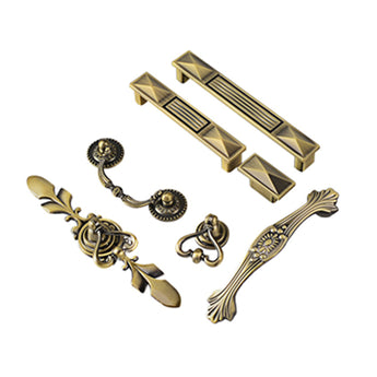 10 Pack 3.75 Inch(96mm) Hole Centers Antique Bronze Kitchen Cabinet Handles for Cupboard Bathroom