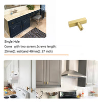 2 Inch Brass Cabinet Knobs Gold Drawer Knobs