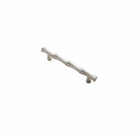 3.75 inch(Center To Center) Bamboo Shape Cabinet Pulls (3.75"/96mm，Brushed Nickel)