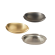 Brushed Brass Cabinet Hardware Bin Cup Drawer Handle Pulls - 3" Inch (76mm) Hole Centers