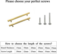 Brushed Brass Cabinet Pulls Gold Cabinet Pulls - 7-1/2" Inch (192mm) Hole Centers