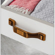 European Style Zinc Alloy Drawer Handles，Kitchen Cabinet Cupboard Door Pulls Furniture Hardware - (Color: Coffee)