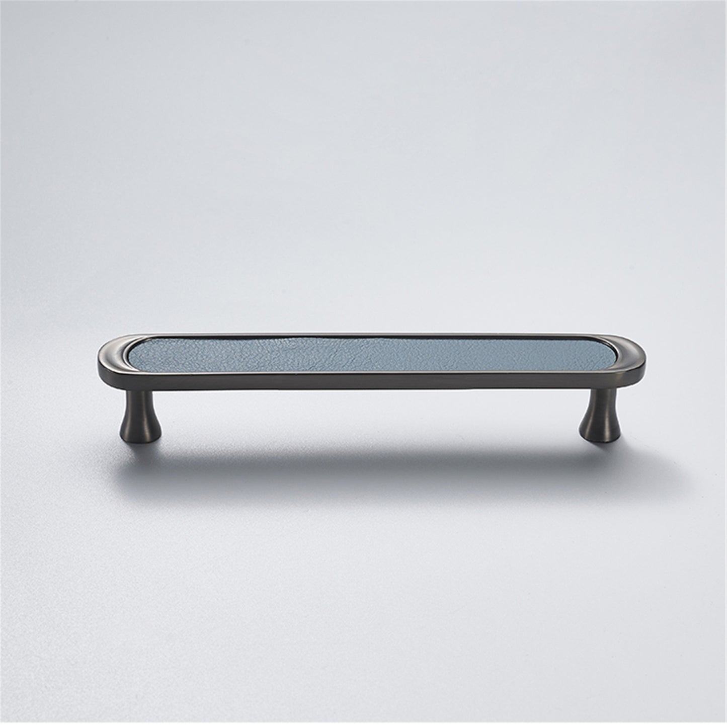 3.75" 5" Leather Handle Pulls，Light Green Leather Kitchen Cabinet Pulls( CC：96mm，128mm )