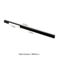 3.75"(Center To Center) Modern Cabinet Door Handles Aluminum Alloy Pulls (96mm，Black)