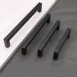 5 Inch Black Square Kitchen Cabinet Handles Cabinet Pulls - Kitchen Cabinet Hardware for Cabinet Door ,Drawers,Cupboard and Wardrobe