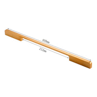 Aluminum Alloy Drawer Pulls Gold Cabinet Handles - Long Series - Hole Centers(96mm-900mm)