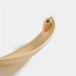 Brushed Brass Cabinet Hardware Bin Cup Drawer Handle Pulls - 3" Inch (76mm) Hole Centers