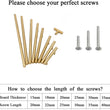 6"(152mm) Center To Center Brushed Brass Cabinet Pulls (8-1/2" Length，Gold)