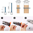 Aluminum Alloy Cabinet Knobs - Color Macaron Pattern - 1.18 Inch Round Drawer Pulls - Single Hole Knobs for Drawer Dressers Cabinet Cupboard