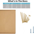 Brushed Brass Cabinet Pulls，Stainless Steel Drawer Handles，5" Hole Center Drawer Pulls and Door Knobs for Dresser Drawers