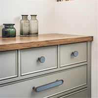 3.75" 5" Leather Handle Pulls，Light Green Leather Kitchen Cabinet Pulls( CC：96mm，128mm )
