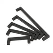 5 Inch Black Square Kitchen Cabinet Handles Cabinet Pulls - Kitchen Cabinet Hardware for Cabinet Door ,Drawers,Cupboard and Wardrobe