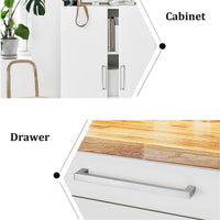 3.25 Inch(Center To Center) Brushed Nickel Cabinet Pulls(3.25", Customized Size)