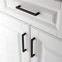 6 INCH(Center To Center) MATTE BLACK CABINET PULLS (152MM, CUSTOMIZED SIZE)
