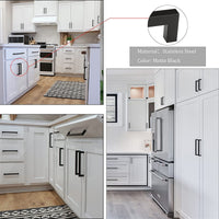 6 INCH(Center To Center) MATTE BLACK CABINET PULLS (152MM, CUSTOMIZED SIZE)