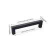 6 INCH(Center To Center) MATTE BLACK CABINET PULLS (152MM, CUSTOMIZED SIZE)