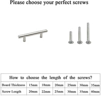 3.25 Inch(Center To Center) Brushed Nickel Cabinet Pulls (3.25"，Customized Size)