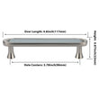 3.75" 5" Leather Handle Pulls，Light Green Leather Kitchen Cabinet Pulls( CC：96mm，128mm )