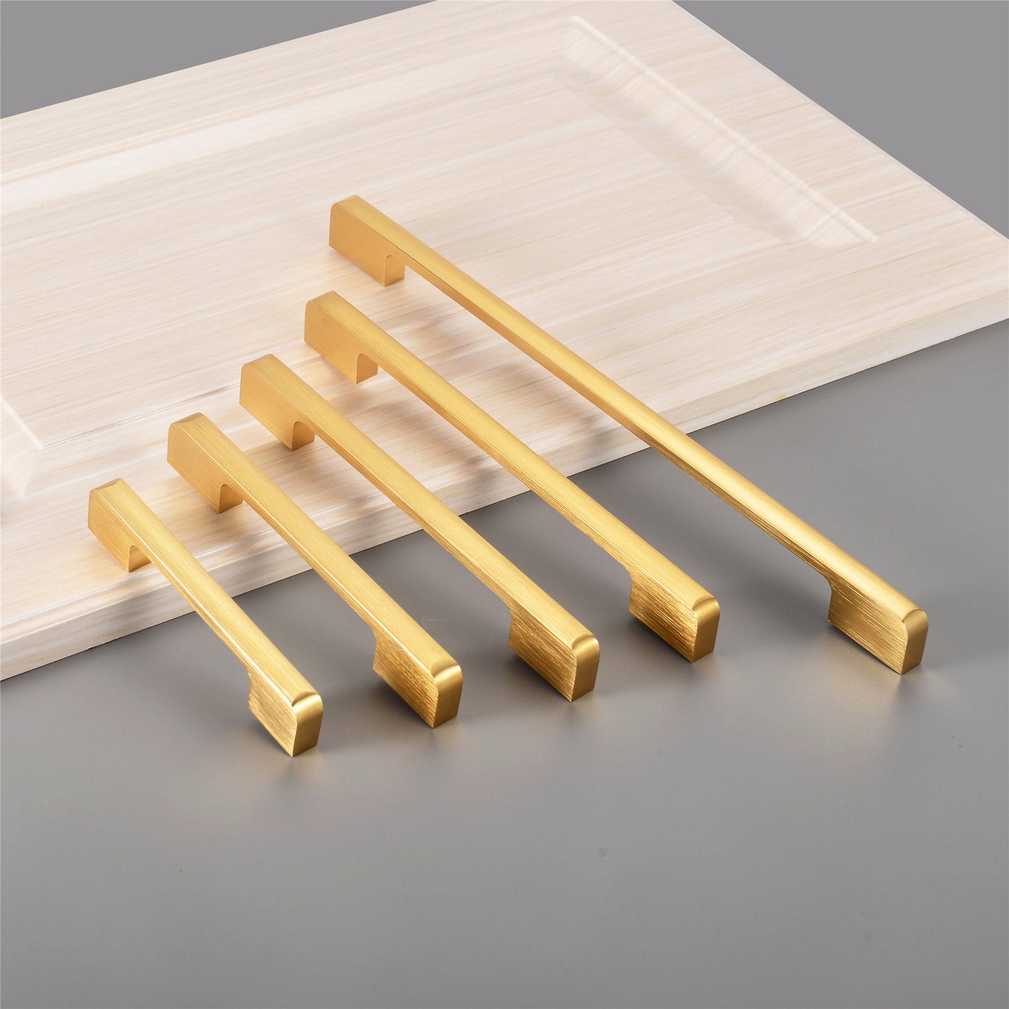 Aluminum Alloy Drawer Pulls Gold Cabinet Handles - Long Series - Hole Centers(96mm-900mm)