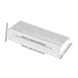 Modern Finger Edge Pulls Tab Pull 102mm/4" Length Finger Drawer Pulls (Brushed Nickel)