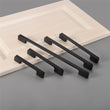 3.75"(Center To Center) Modern Cabinet Door Handles Aluminum Alloy Pulls (96mm，Black)