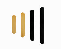 Black Aluminum Alloy Cabinet Handles Black Modern Pulls，Black Modern Kitchen Cabinet Handles(2.5"/3.75"/5"/6.25"/7.5"/8.8"/11-1/3")