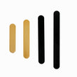 Brushed Brass Aluminum Alloy Cabinet Handles Gold Modern Pulls，Gold Modern Kitchen Cabinet Handles(2.5"/3.75"/5"/6.25"/7.5"/8.8"/11-1/3")