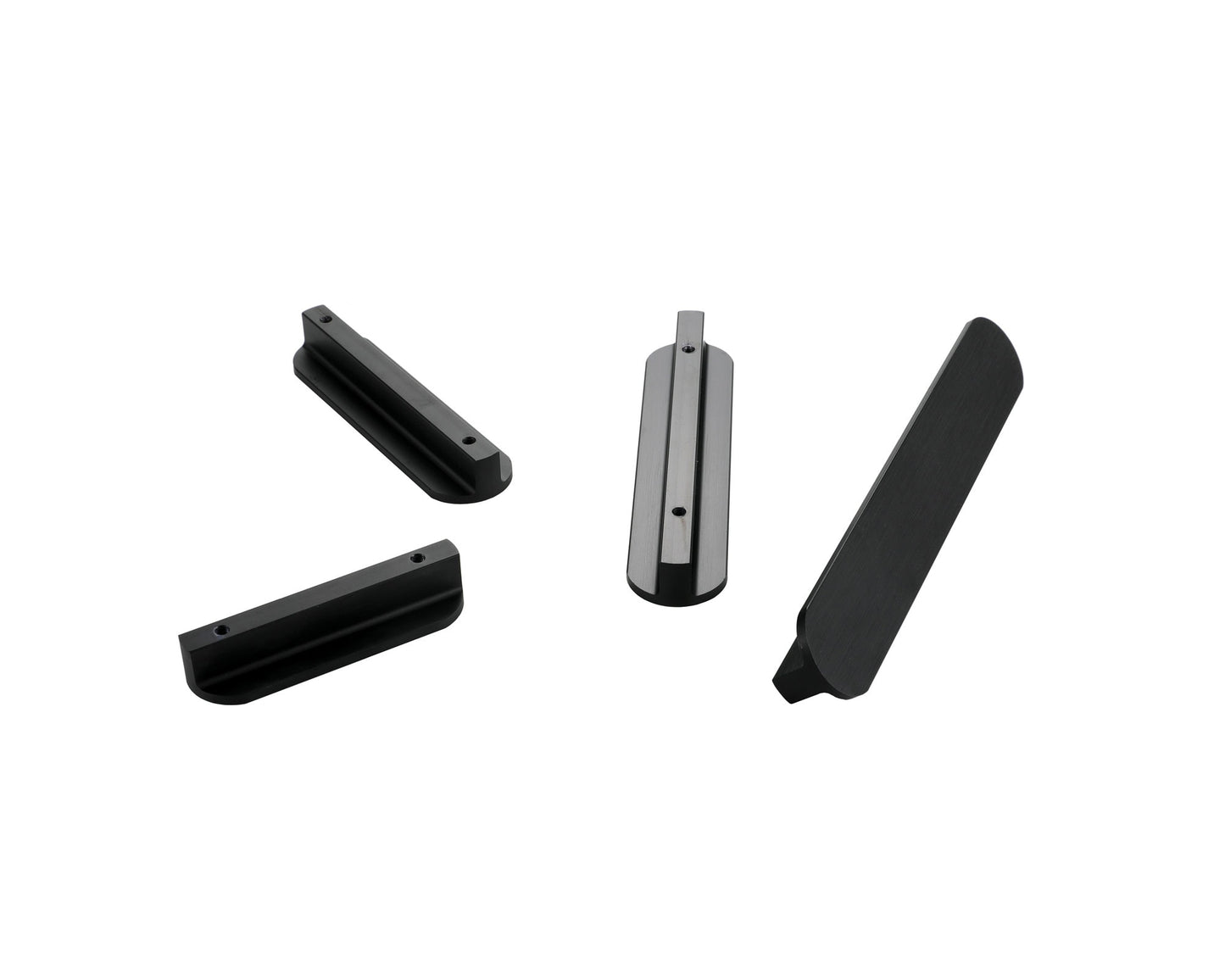 Black Aluminum Alloy Cabinet Handles Black Modern Pulls，Black Modern Kitchen Cabinet Handles(2.5"/3.75"/5"/6.25"/7.5"/8.8"/11-1/3")