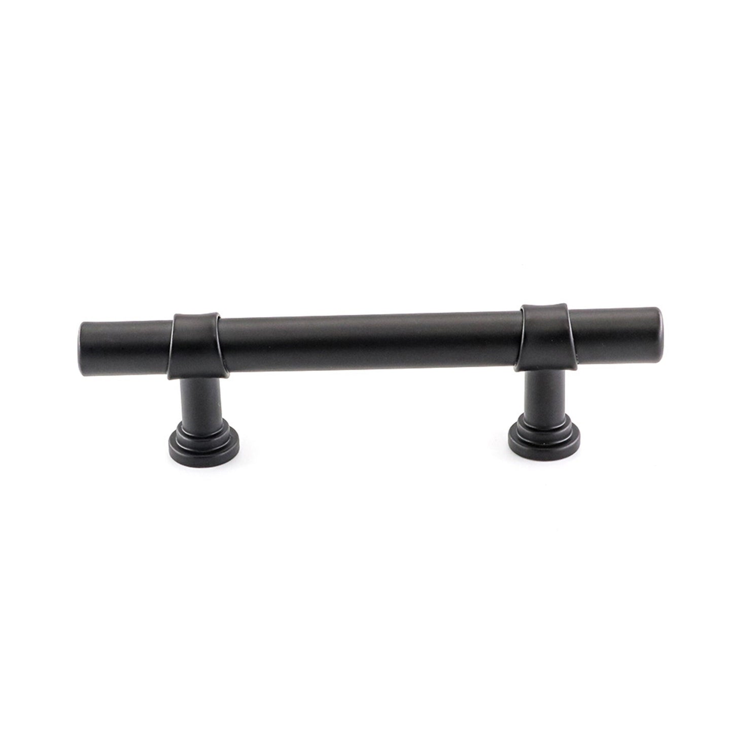 3in Kitchen Cabinet Handles Black Drawer Pulls - Matte Black T Bar Handle Pull - 3" (76mm) Hole Centers, 5" Overall Length