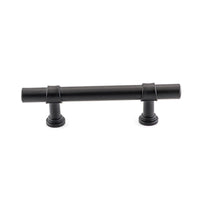 3in Kitchen Cabinet Handles Black Drawer Pulls - Matte Black T Bar Handle Pull - 3" (76mm) Hole Centers, 5" Overall Length