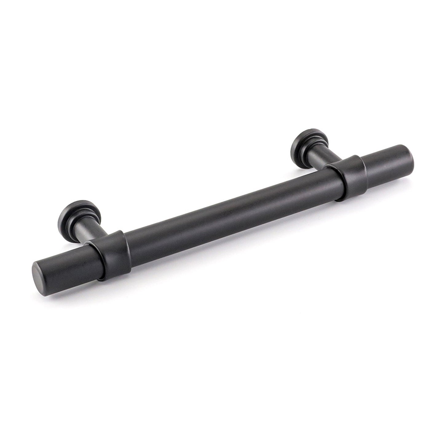 3.75in Black Drawer Pulls Kitchen Cabinet Handles - Matte Black T Bar Handle Pull - 3.75" (96mm) Hole Centers, 5.9" Overall Length