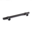 6.25in Black Drawer Pulls Kitchen Cabinet Handles - Matte Black T Bar Handle Pull - 6.25" (160mm) Hole Centers, 8.8" Overall Length