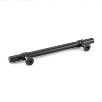 6.25in Black Drawer Pulls Kitchen Cabinet Handles - Matte Black T Bar Handle Pull - 6.25" (160mm) Hole Centers, 8.8" Overall Length