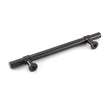 6.25in Black Drawer Pulls Kitchen Cabinet Handles - Matte Black T Bar Handle Pull - 6.25" (160mm) Hole Centers, 8.8" Overall Length