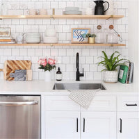 10 Pack 5 Inch(Center to Center) Matte Black Kitchen Cabinet Handles